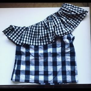 Gingham Top J Crew NWT, Small J Crew Top JCrew Top Spring Top, Summer Top